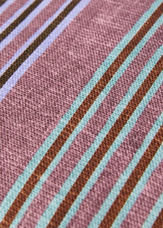 mango Funda cojín ribete a contraste raya multicolor 30x50 cm Devoluciones gratuitas