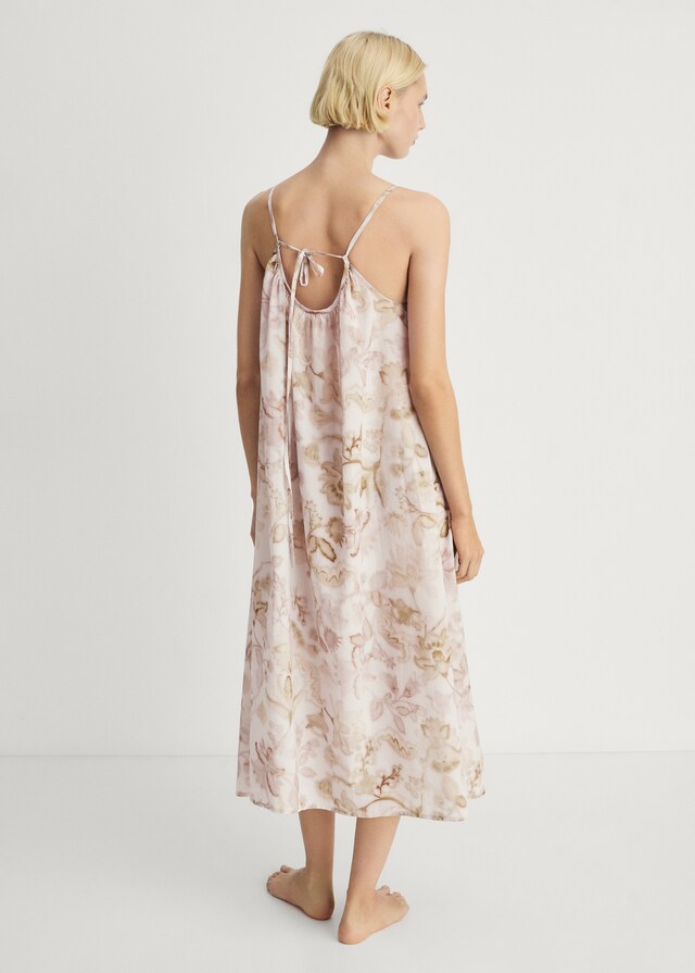 mango Camisón algodón estampado floral COMPRAR AHORA