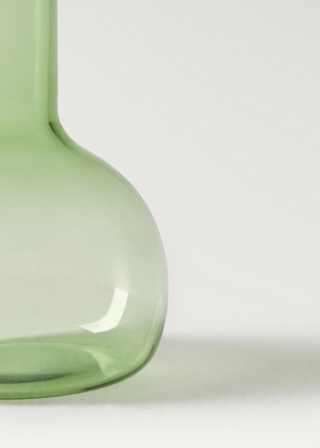 mango Jarrón violetero borosilicato Superdescuento