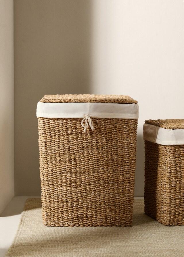 mango Cesta ropa seagrass grande
