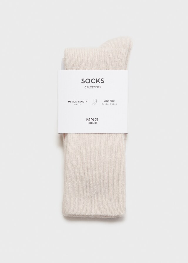 mango Calcetines canalé Grandes ahorros