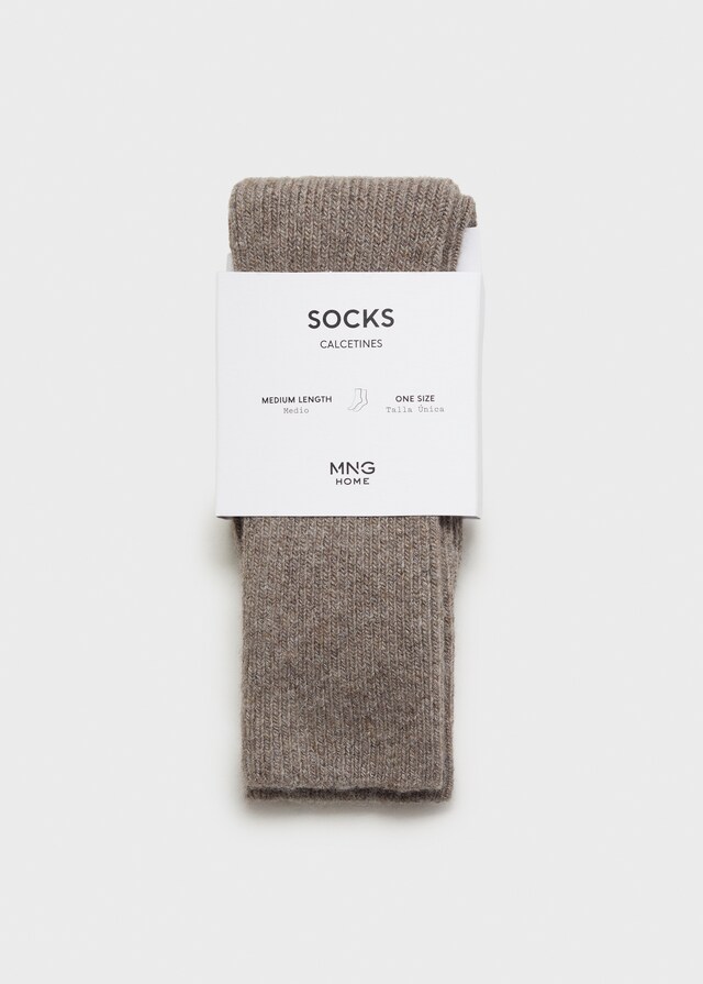 mango Calcetines canalé Precio ultrabajo