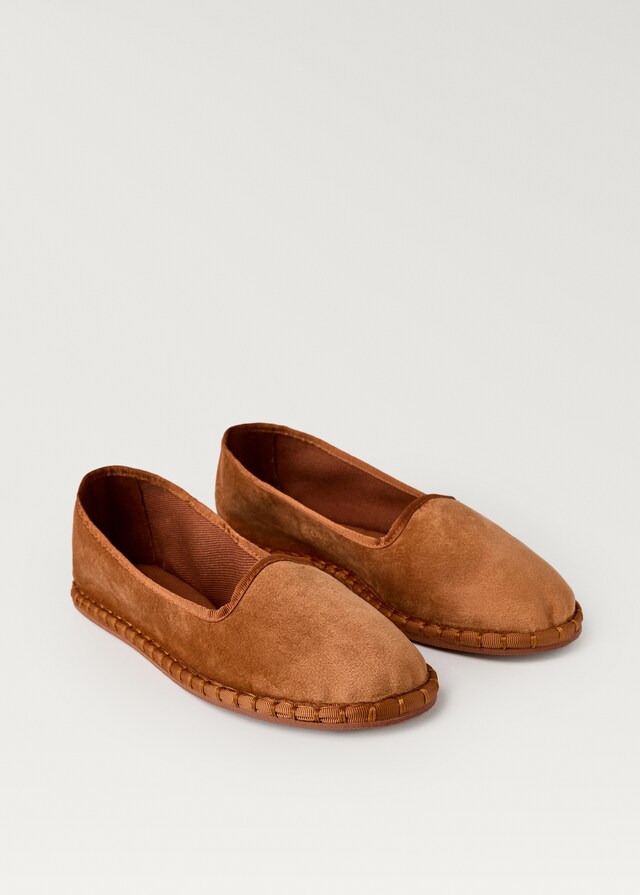 mango Zapatilla velour