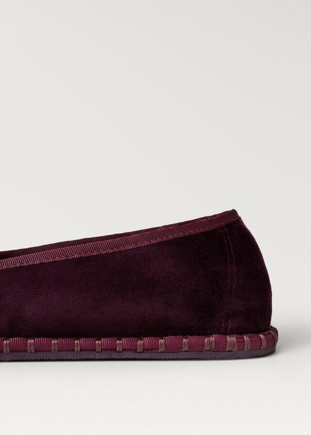mango Zapatilla velour Outlet online