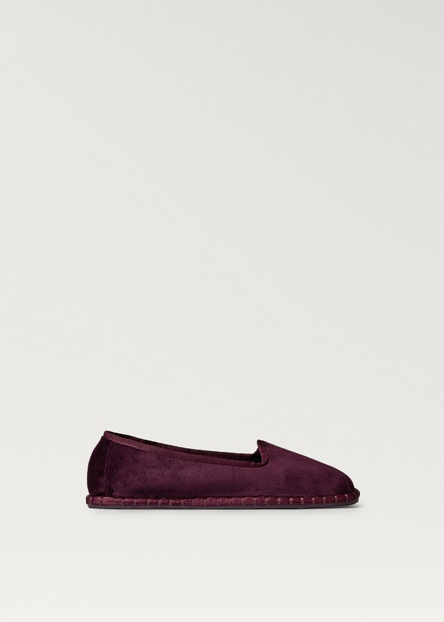 mango Zapatilla velour Outlet online