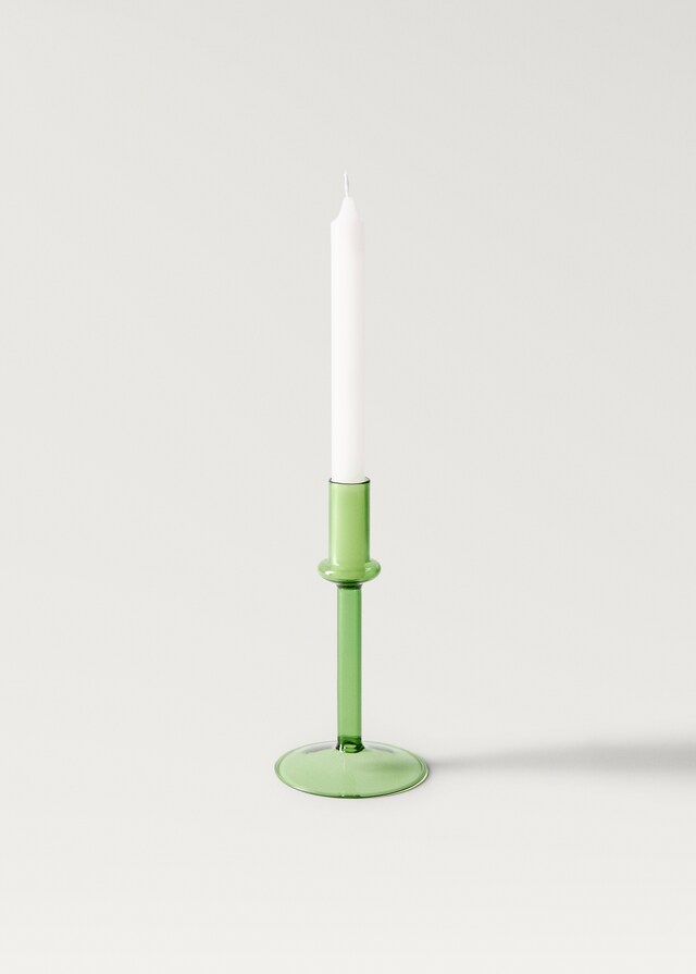mango Candelabro borosilicato mediano Rebajas baratas