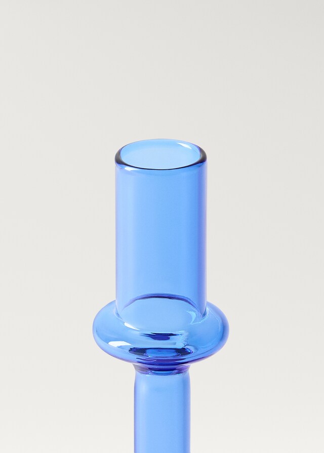 mango Candelabro borosilicato mediano Rebajas de fábrica