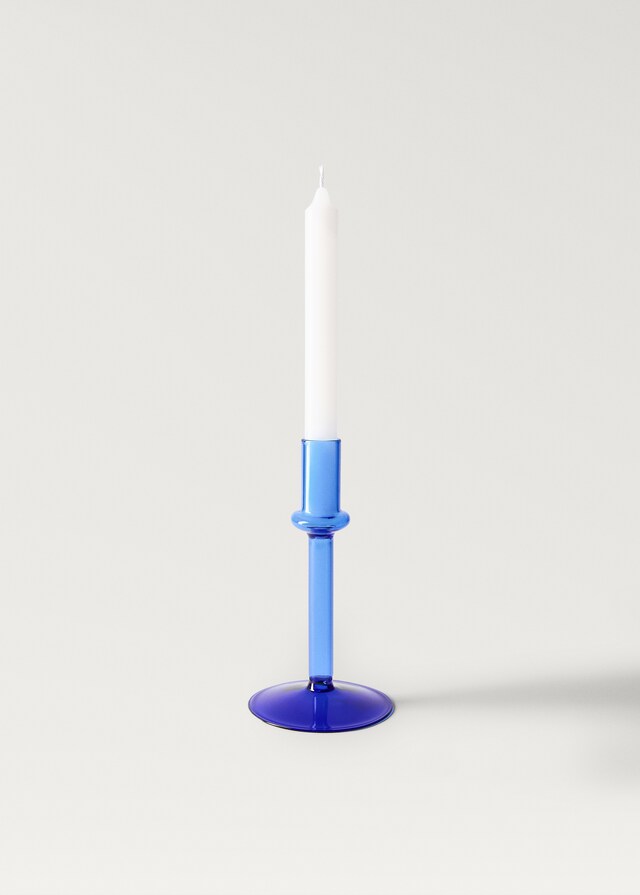 mango Candelabro borosilicato mediano Rebajas de fábrica