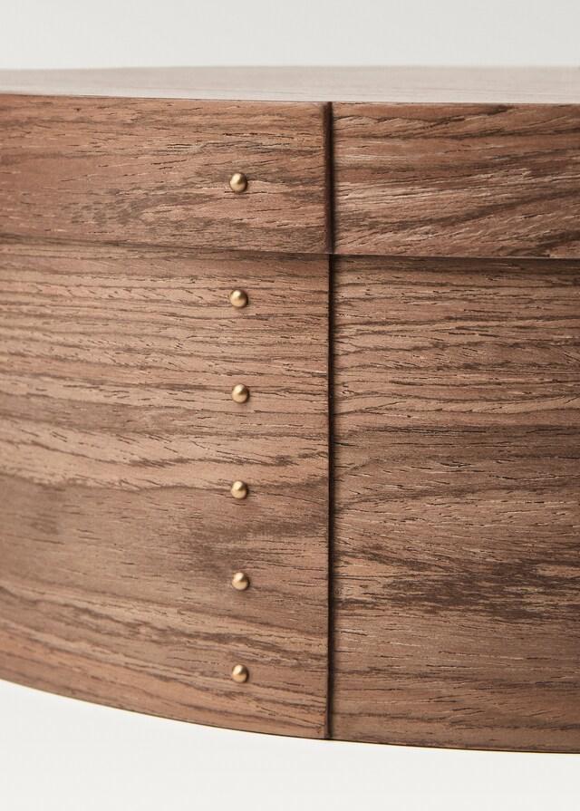 mango Caja decoración madera 30x22 cm Mejor oferta