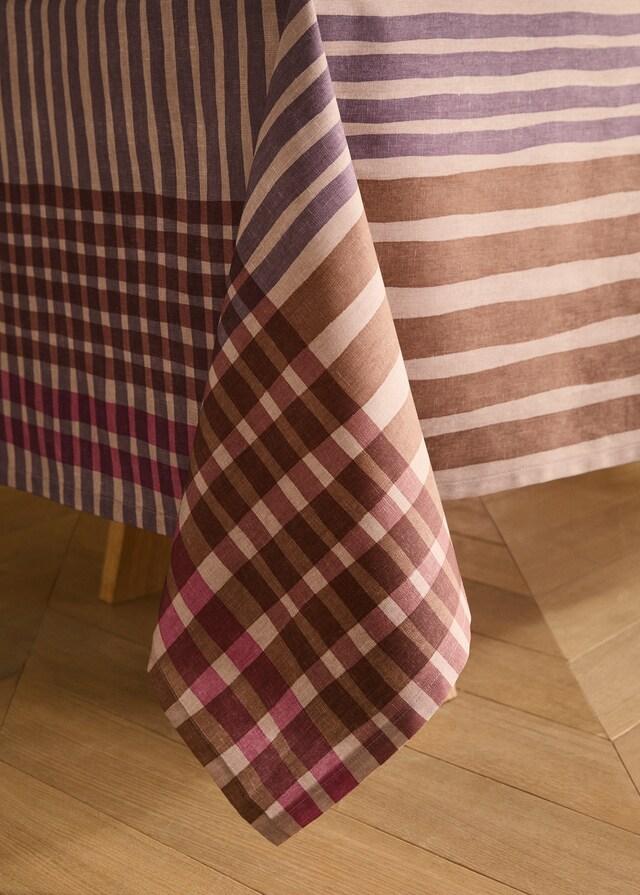 mango Mantel algodón estampado multicolor 6 a 8 comensales Oferta especial de fábrica