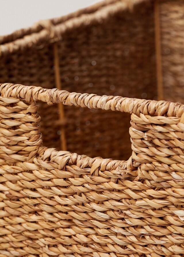 mango Cesta seagrass almacenaje mediana Precio ultrabajo