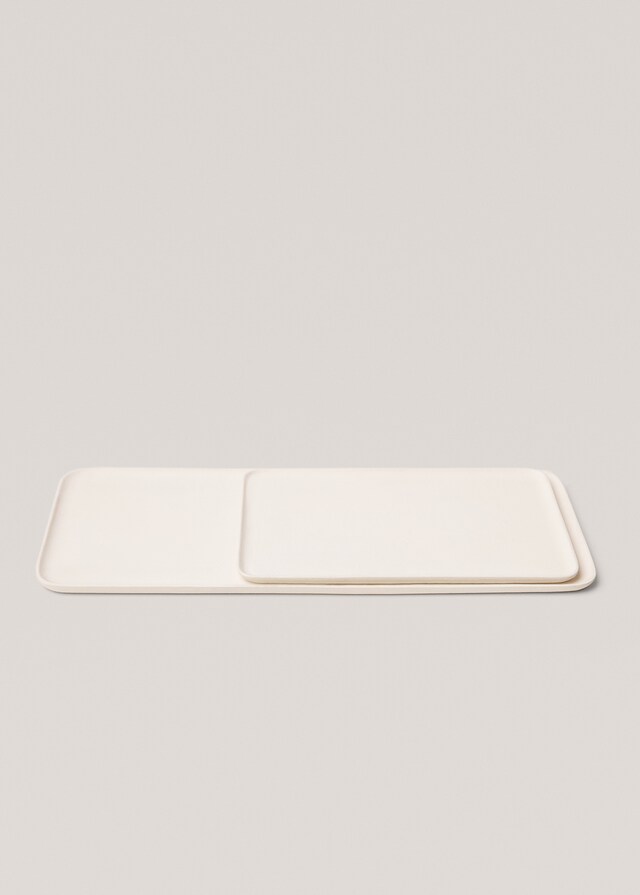 mango Bandeja metálica rectangular 49 5x20cm Ventas relámpago