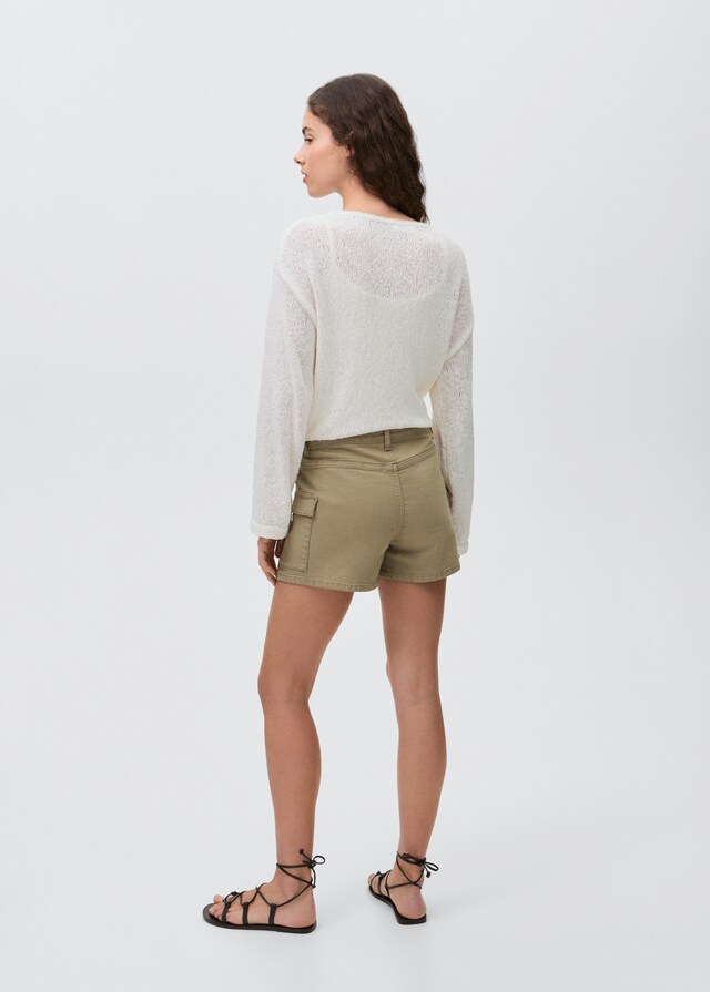 mango Short cargo algodón Envío gratis