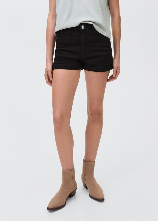 mango Short vaquero recto ÚLTIMAS EDICIONES