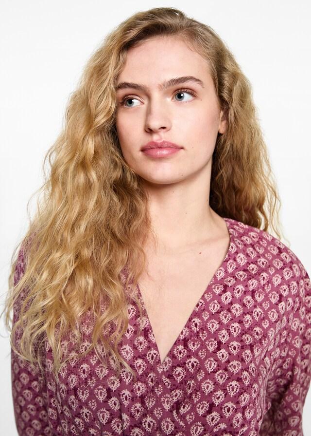 mango Vestido estampado corto Libre de impuestos