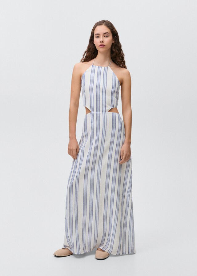 mango Vestido largo algodón Oferta exclusiva
