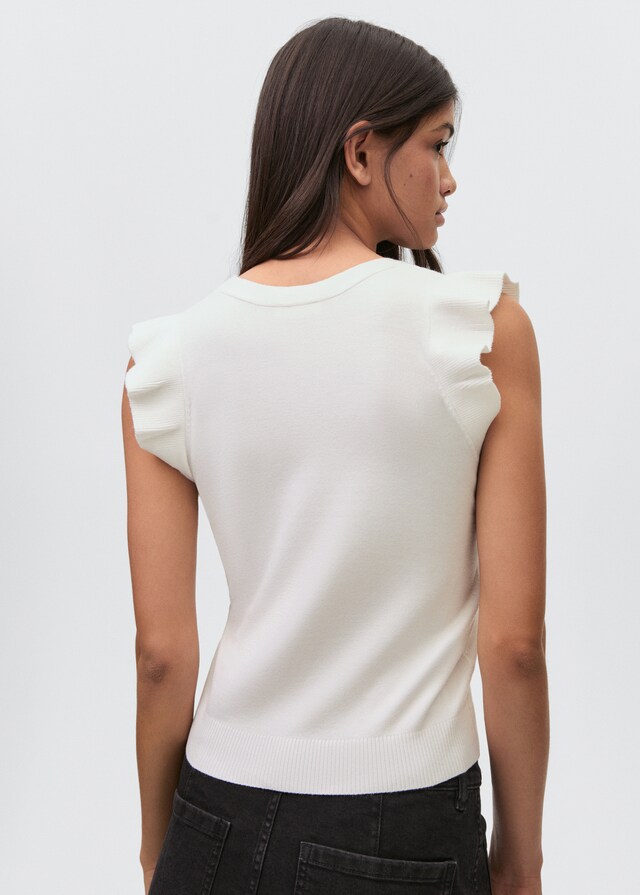 mango Top cuello pico Grandes ahorros
