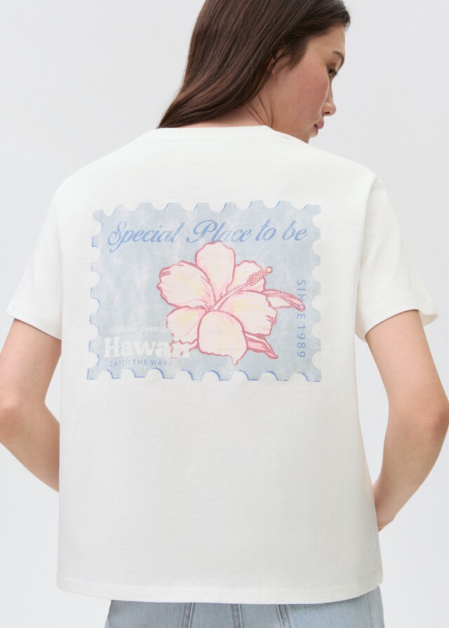 mango Camiseta dibujo estampado Precio ultrabajo