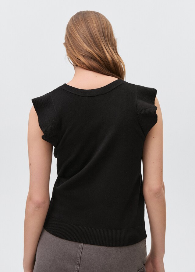 mango Top cuello pico 2025
