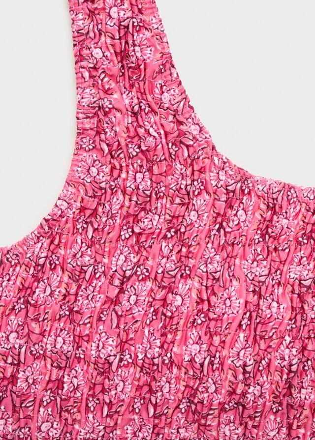 mango Bikini estampado asimétrico