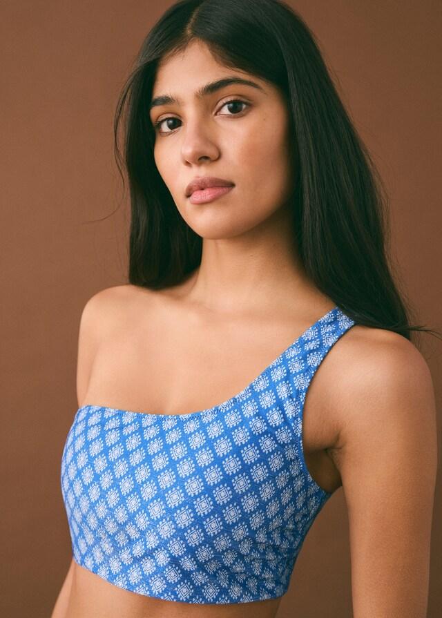 mango Bikini estampado asimétrico Rebajas de fábrica