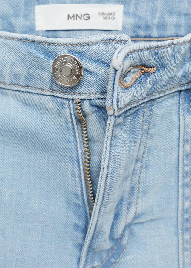 mango Jeans wideleg bajo deshilachado Los más vendidos