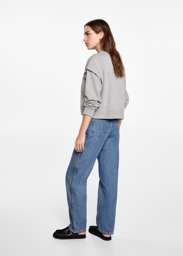 mango Jeans lateral trenzado Liquidación