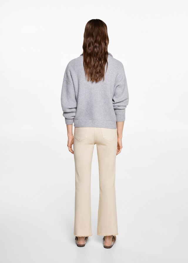 mango Jeans flare crop Mejor oferta