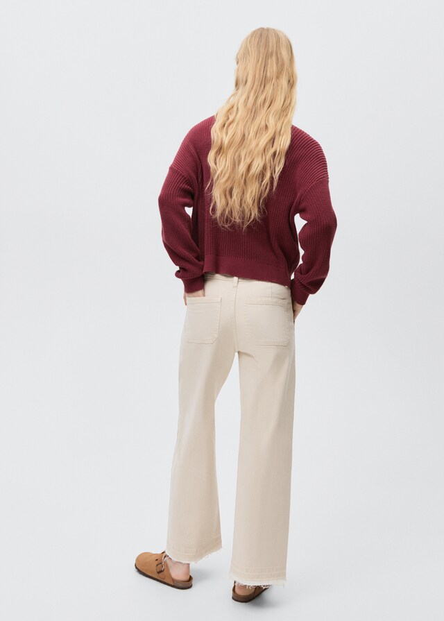 mango Jeans culotte bolsillos Envío gratis