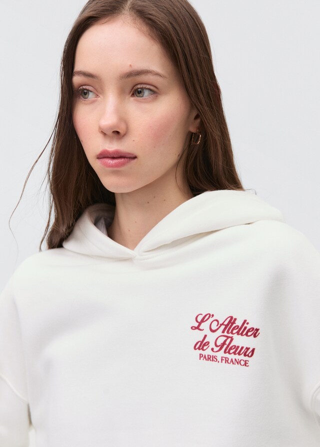 mango Sudadera capucha mensaje Grandes descuentos