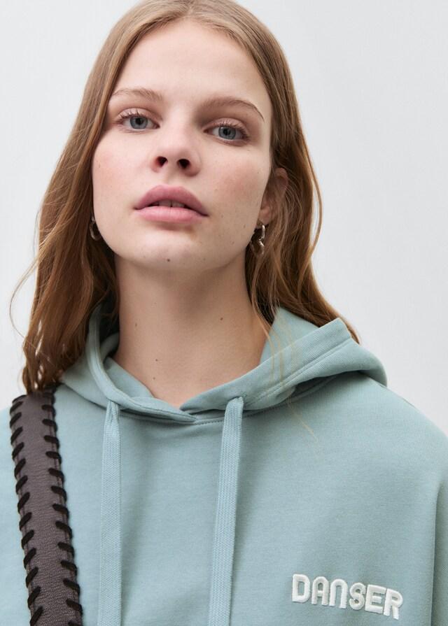 mango Sudadera algodón capucha Tienda de fábrica