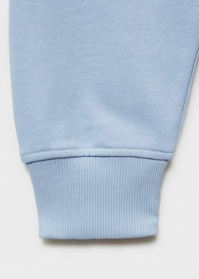 mango Sudadera algodón mensaje estampado Limitado a 3 días