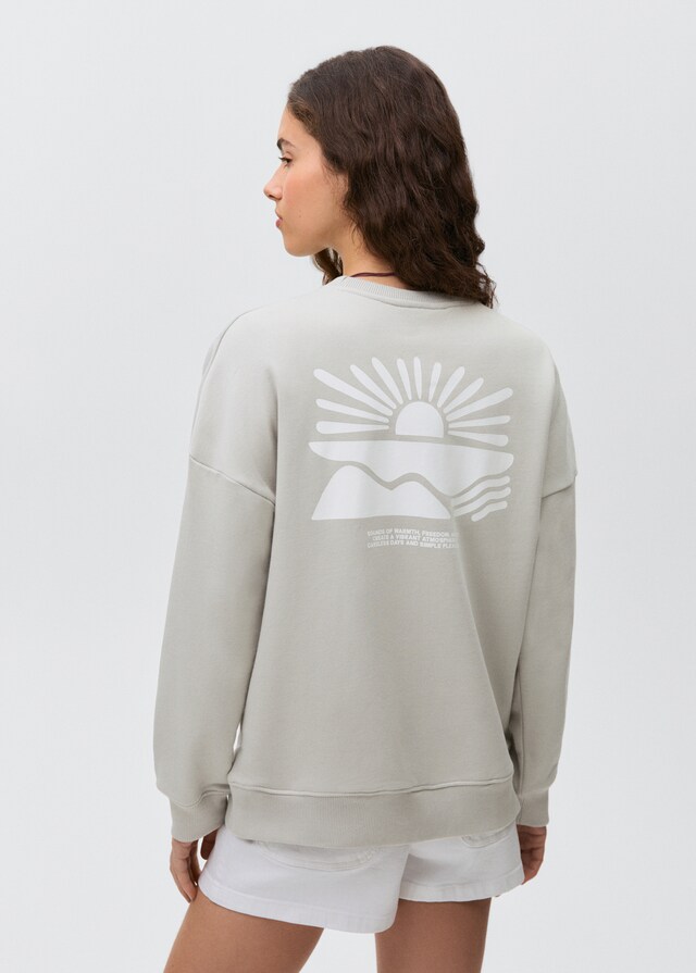 mango Sudadera algodón estampada Ahorra y exporta