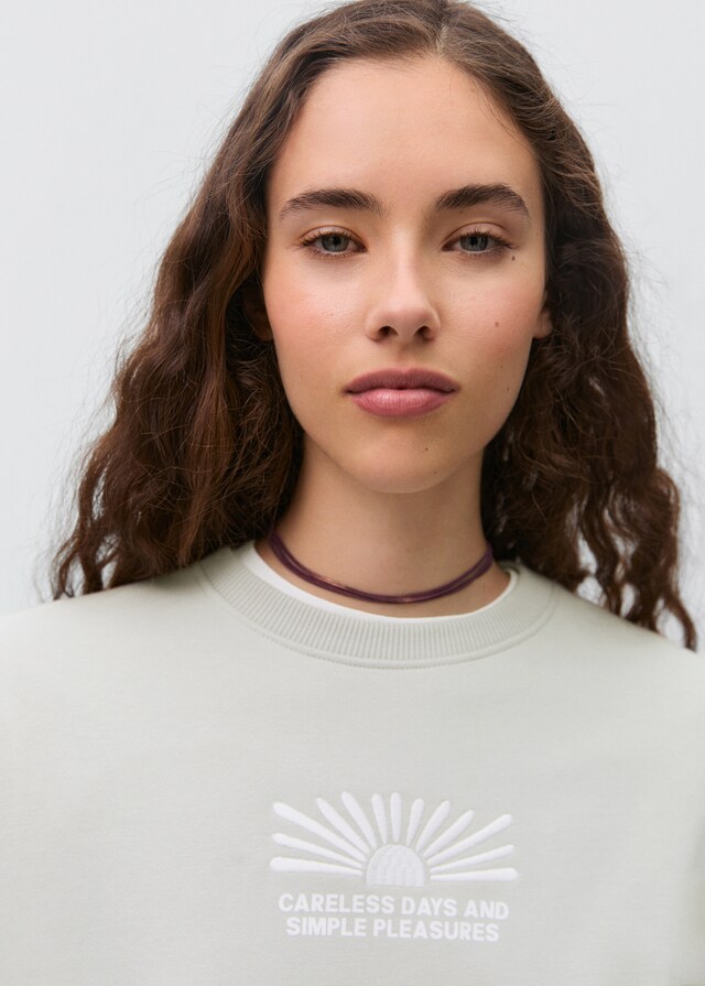 mango Sudadera algodón estampada Ahorra y exporta
