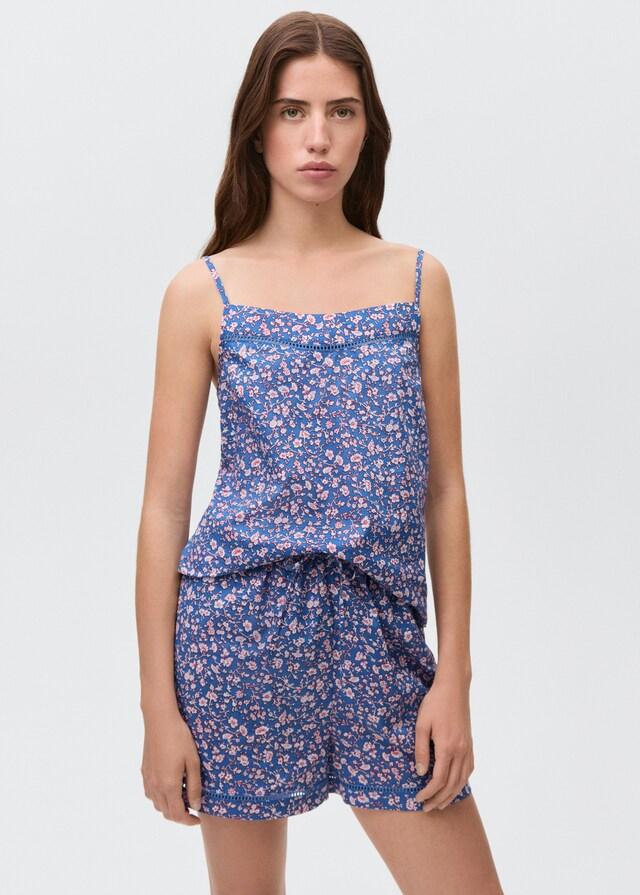 mango Pack pijama corto estampado
