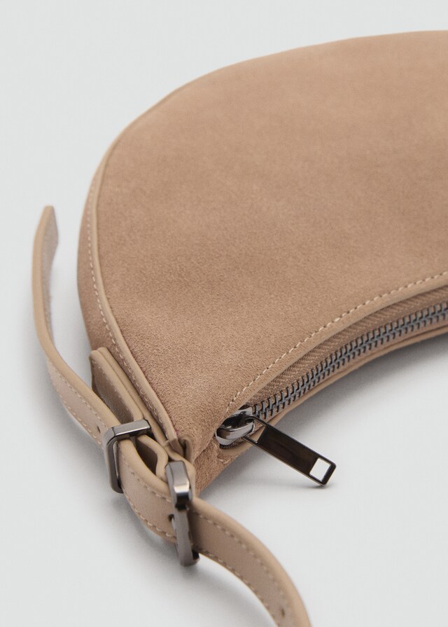 mango Bolso ovalado piel Promoción trimestral