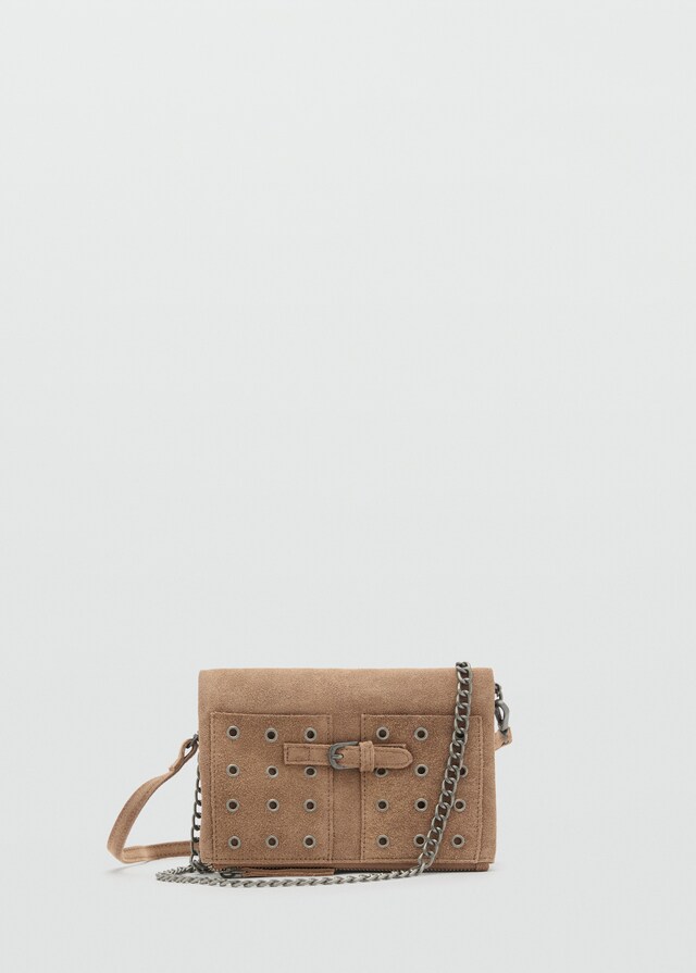 mango Bolso sobre piel Liquidación