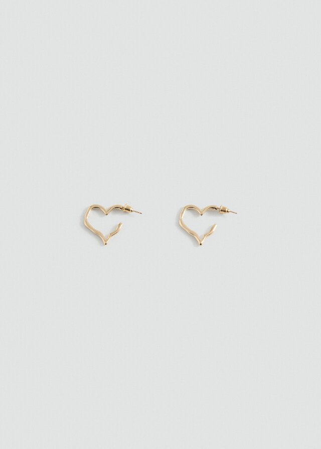 mango Pendientes corazón Rebajas baratas