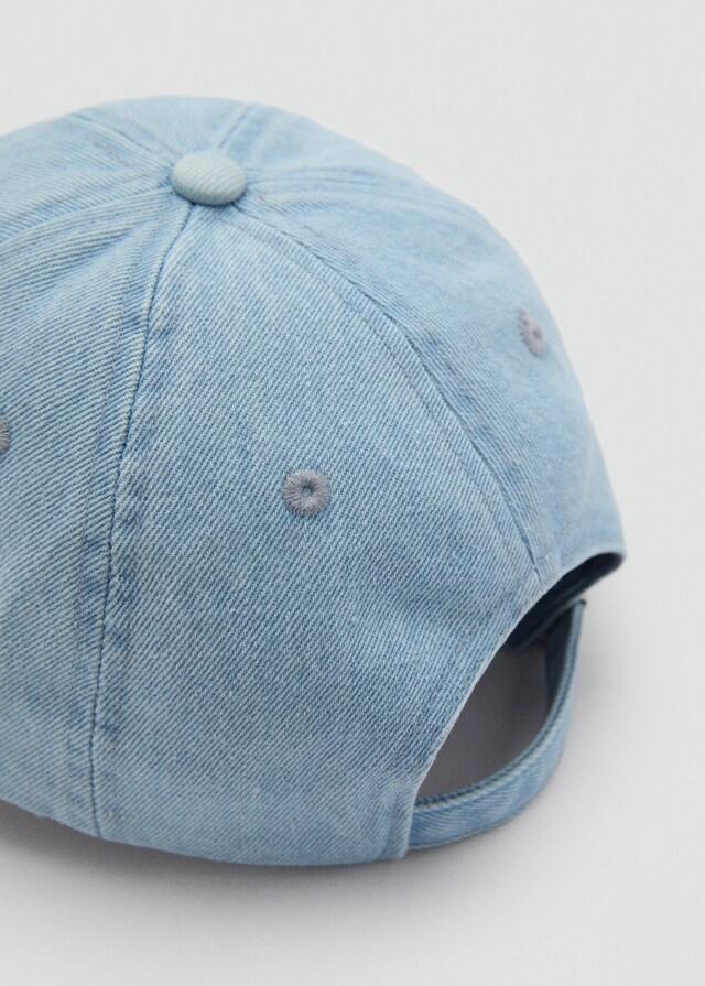 mango Gorra denim mensaje Liquidación