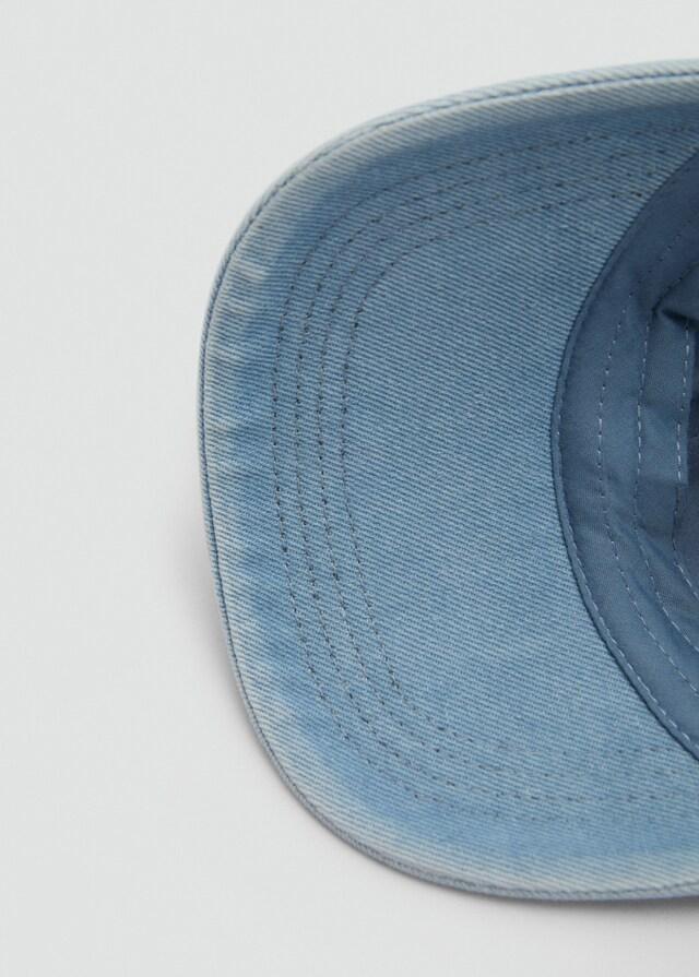 mango Gorra denim mensaje Liquidación