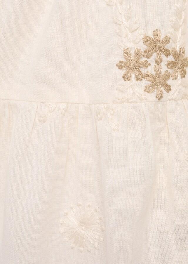 mango Vestido corto detalle bordado Grandes descuentos