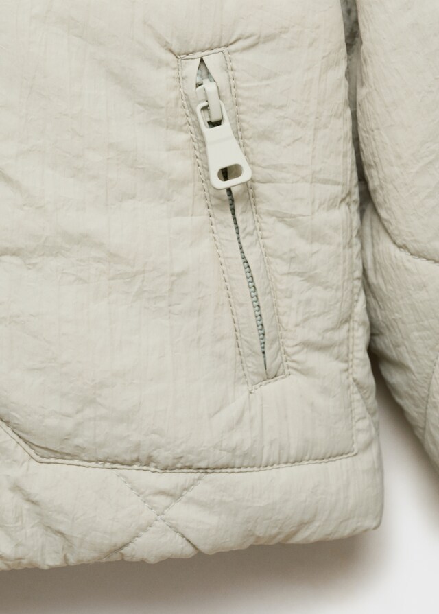 mango Anorak acolchado capucha Ahorra y exporta
