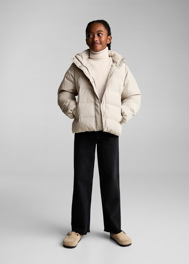 mango Anorak acolchado capucha Última moda