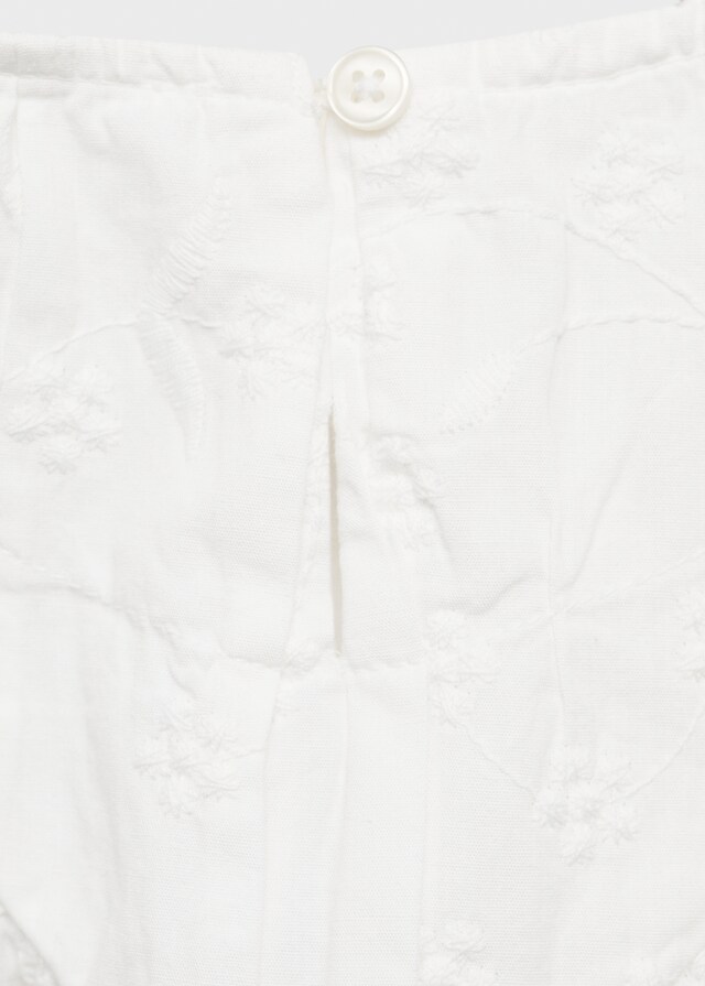 mango Blusa algodón bordados Descuento por venta flash