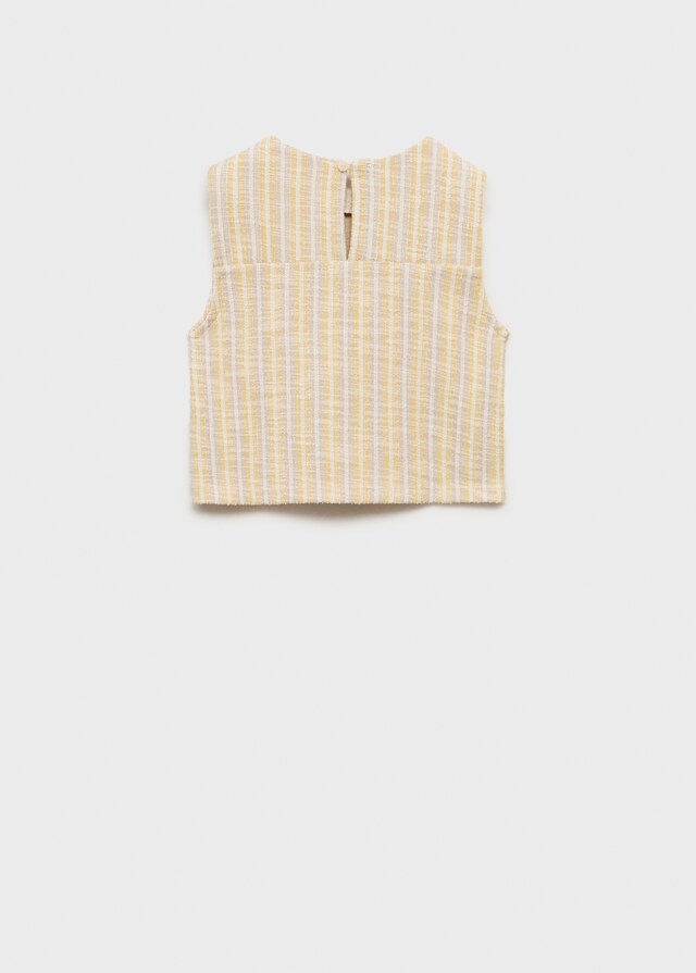 mango Camiseta rayas textura En oferta