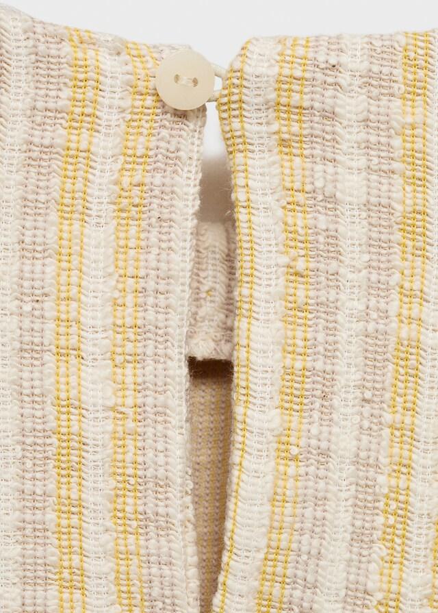 mango Camiseta rayas textura En oferta