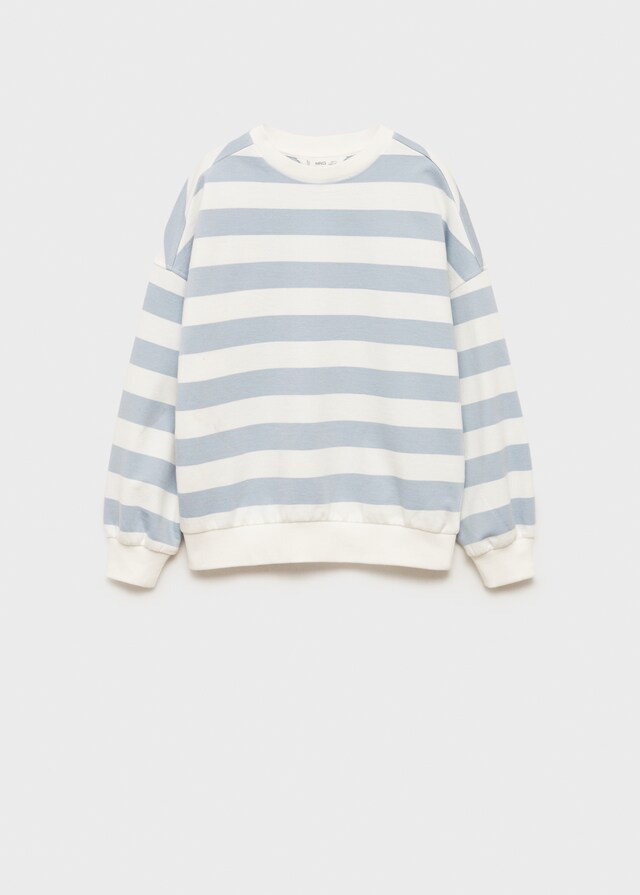 mango Sudadera algodón rayas Rebajas baratas