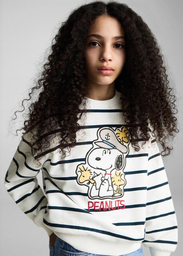 mango Sudadera Snoopy algodón