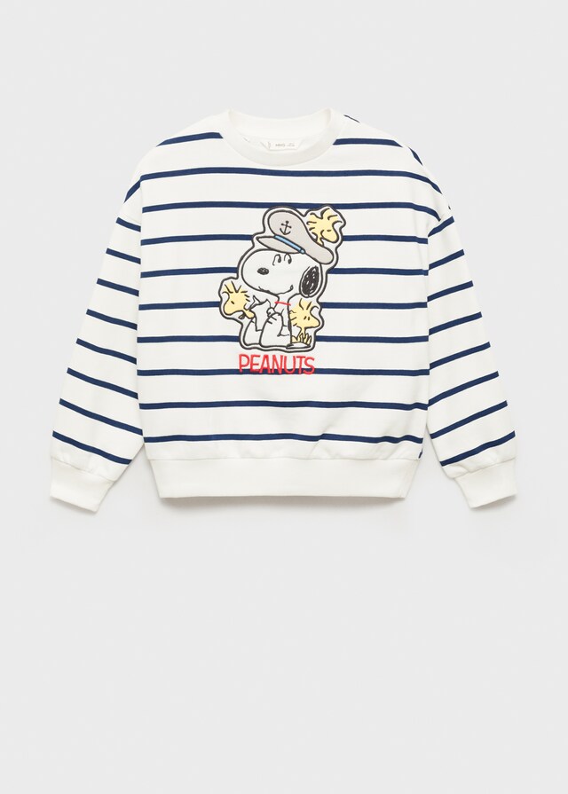 mango Sudadera Snoopy algodón Tienda