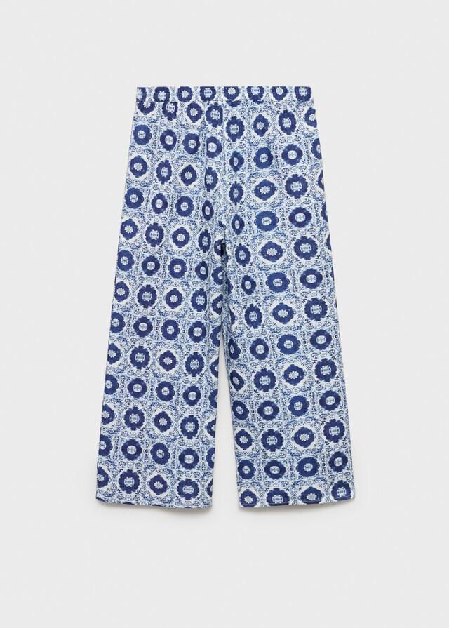 mango Pantalón recto estampado Envío gratis